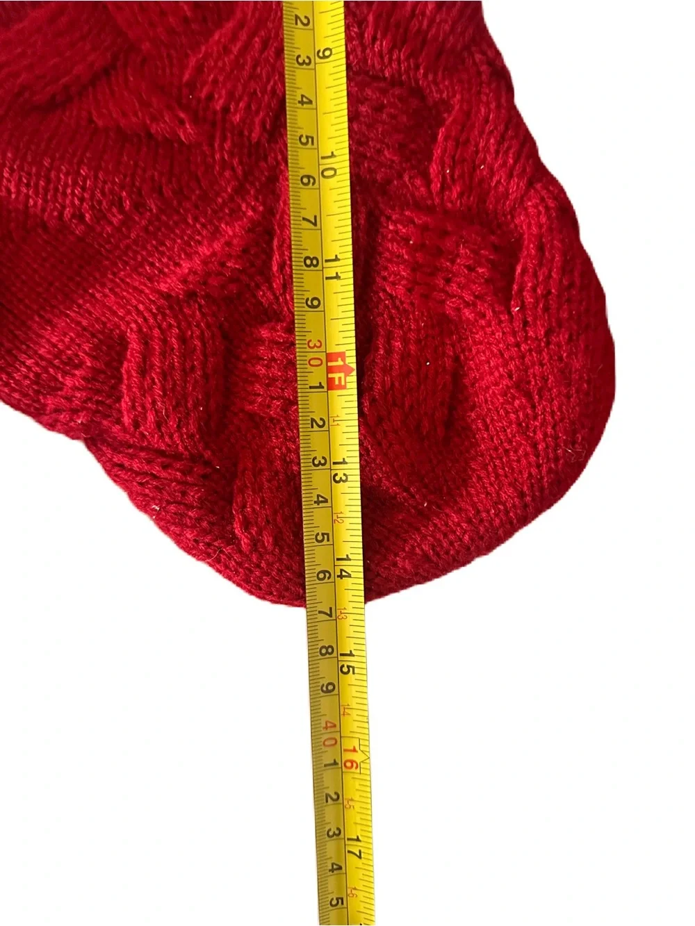 Cable Knit Christmas Stockings Holiday Mantel Decor Rustic Farmhouse Set 5